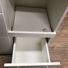 【ジャングルジャングル広陵店】ニトリ　キッチンボード　コパン100 ホワイトの画像