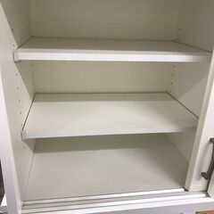【ジャングルジャングル広陵店】ニトリ　キッチンボード　コパン100 ホワイトの画像