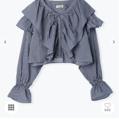 フリルカラーボレロブラウス　サマンサモスモスの画像