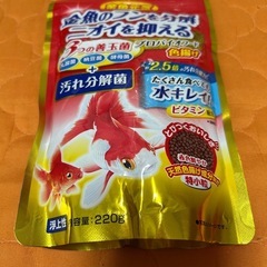 金魚のエサの画像
