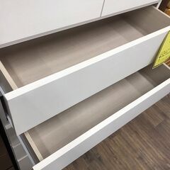 【ジャングルジャングル広陵店】整理ダンス　6段　ホワイトの画像