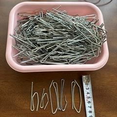 カーテンフック　金属製の画像