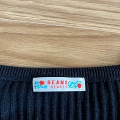 BEAMSニット、ブラック、フリーサイズの画像