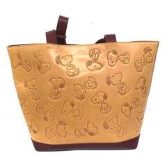 【予約限定品】SNOOPY PEANUTS/スヌーピー 本革ショルダートートの画像