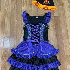 ハロウィン魔女ドレスの画像