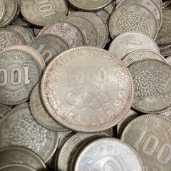 東京五輪旧1000円銀貨を3000円で売って下さい。🌈