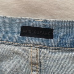 【UNIQLO】デニムスカート(W58)の画像