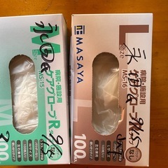 まとめて。トイレクリーナー、使い捨て手袋、手口拭きの画像