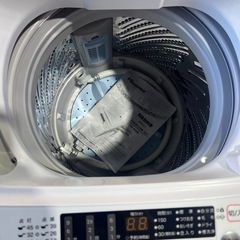 021 Hisense 洗濯機 4.5kg ホワイト HW-K45E 2025年【使用頻度3ヶ月❗️】 の画像