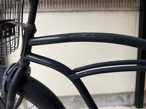 自転車 
レインボー ビーチクルーザー ブラック 黒