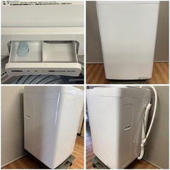 ★美品★2024年 ハイセンス 5.5kg 全自動洗濯機 HW-G55BK1　HIsense 洗濯機の画像