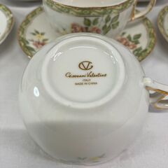 (値引き交渉可)Giovanni Valentino ティーカップ&ソーサー５セット(箱無し)【管理番号497】の画像