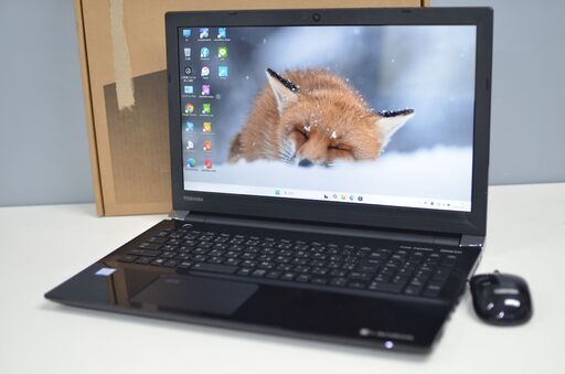 中古良品ノートパソコン 東芝 T75/FBD Windows11+office core i7-8550U/メモリ8GB/爆速SSD512GB/15.6インチ/WEBカメラ/ブルーレイ/無線内蔵
