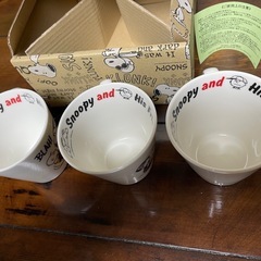 新品未使用 PEANUTS トリオマグセットSNOOPYの画像