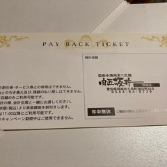 肉匠坂井　お食事券　1000円分の画像