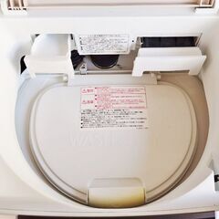 日立 洗濯乾燥機 BW-D8SV 全自動洗濯機 洗濯8kg ビートウォッシュ 動作OK 縦型 自動お掃除搭載 シャンパンの画像