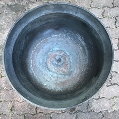 大鍋　鉄鍋　鋳物　芋炊き　炊き出し　イベント　祭り　口径66cm 鍋高さ25cmの画像