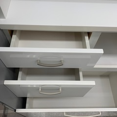 【キッチンボード！】【スライド2枚扉】【3段引き出し】の画像