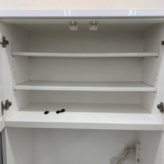 【キッチンボード！】【スライド2枚扉】【3段引き出し】の画像