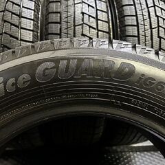 YOKOHAMA ice GUARD iG60 175/65R15 15インチ スタッドレス 4本 22年製 バリ溝 カローラフィールダー スペイド MINI ヴィッツ等　(KTG380)の画像