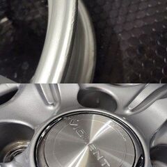 DUNLOP VIOLENTO ヴィオレント 社外ホイール 14インチ 4本 5J4HPCD100+39 ルーミー トール等　(VHE575)の画像