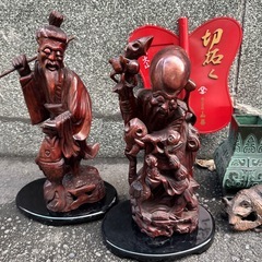 骨董品 壺 木彫 など まとめの画像