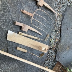 農具の金具類のみの画像