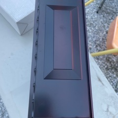 美品　昭和レトロ 凱旋門型 ミラー付き 小物収納付き 置時計 クロック クオーツの画像