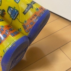キッズ長靴　黄色　18cmの画像
