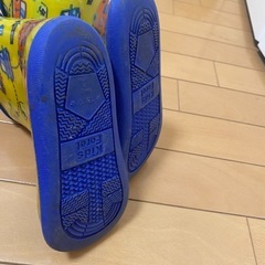 キッズ長靴　黄色　18cmの画像