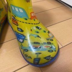 キッズ長靴　黄色　18cmの画像