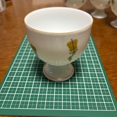 林斎窯　五色軍配高台湯呑揃 5客の画像