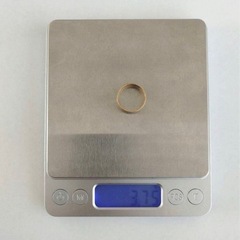 k18/平打ちリングの画像