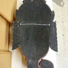 ☆ガネーシャ お面 壁面飾り 縦660mm 横310mm 厚さ140mm マスク オブジェ 魔除け アジアン雑貨 ハンドメイド 木彫り ganesa  札幌市 豊平区 平岸の画像