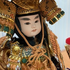 日本人形　五月人形　セットの画像