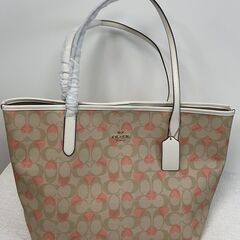 [コーチ] hearts シリーズ ハート ショッピングバッグ トートバッグの画像