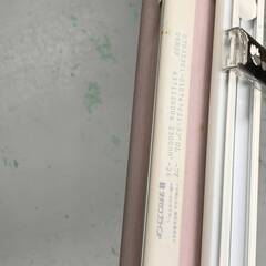 ∞ タチカワ ロールスクリーン 薄ピンク 幅約2000mm 高2200mm以上 41015M03の画像