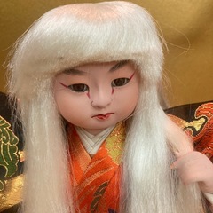 日本人形　五月人形　鏡獅子の画像