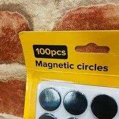 X-bet MAGNET丸型マグネットシート 100枚入の画像