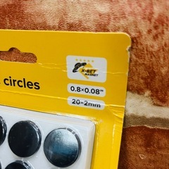 X-bet MAGNET丸型マグネットシート 100枚入の画像
