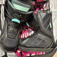 【値引交渉受付中】スノーボード　8点セット　レディースの画像