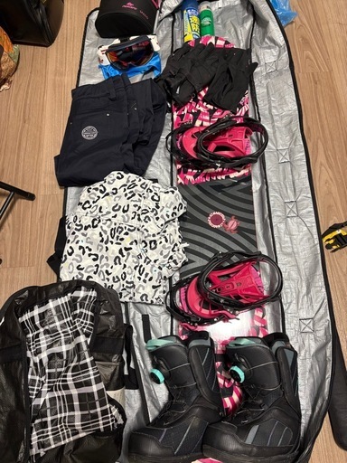 【値引交渉受付中】スノーボード　8点セット　レディース