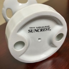 陶器製 歯ブラシスタンド ホルダー 未使用品の画像