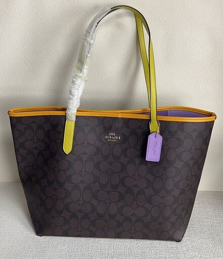 [コーチ] pvc city プリント マカロン トートバッグ ショルダーバッグ 斜めがけバッグ ショッピングバッグ