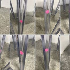 MAGIS/マジス VANITY CHAIR/バニティチェア 4脚セット ダイニング クリアー クリスタル 透明 インテリア 中古家具 店頭引取歓迎 R10163の画像