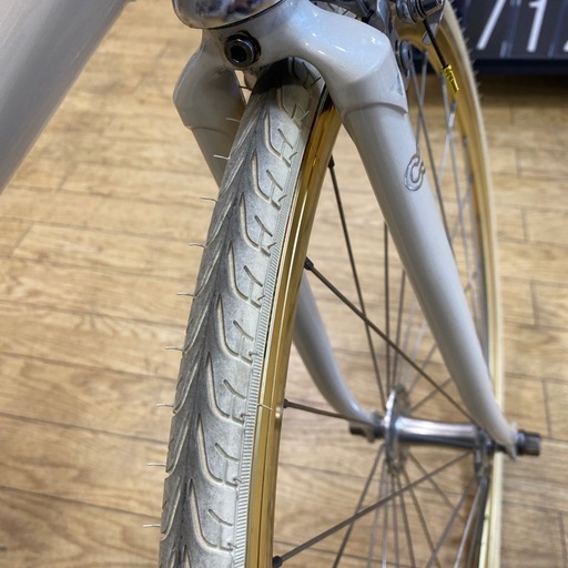 ?人気?Creme Cycles ロードバイク CW110L0935 オシャレ ホワイト ゴールドカラー No.2138 NH