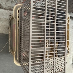 鳥かご　木材　大小２つの画像