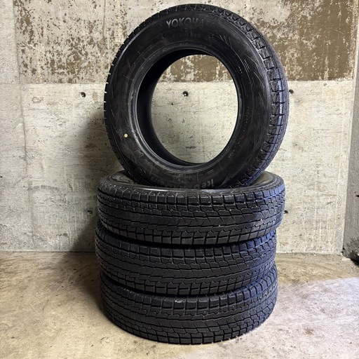 B-33 タイヤ 中古 YOKOHAMA STUDLESS ice GUARD GO75 175/80R16