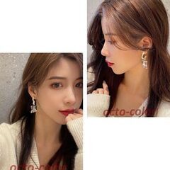 クリアキューブ/フープピアス（新品）の画像