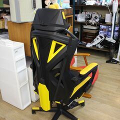 【川崎市宮前区リサイクルオフ】KINGGEE　ゲーミングチェア　オットマン　　メッシュの画像
